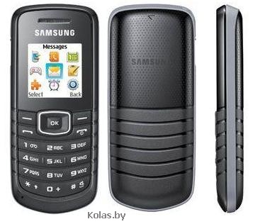 Мобильный телефон Samsung GT-E1080 (РСТ / UA, черный (black))