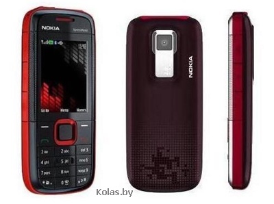 Мобильный телефон Nokia 5130 XpressMusic (чёрный с красным (black red))