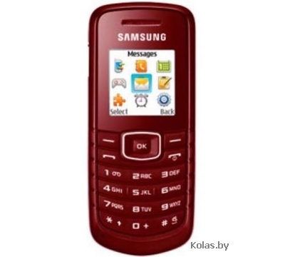 Мобильный телефон Samsung GT-E1080 (РСТ / UA, красный (red))