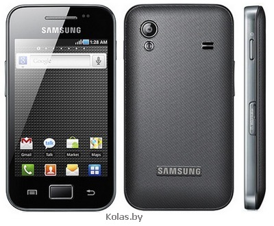 Мобильный телефон Samsung GT-S5830 Galaxy Ace (СТБ, черный (black), GPS)