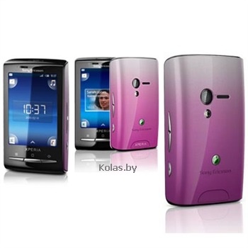 Мобильный телефон Sony Ericsson Xperia X10 mini (смартфон, черный с розовым (black pink))