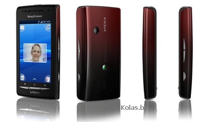 Мобильный телефон Sony Ericsson Xperia X8 (смартфон, черно-красный (black red))