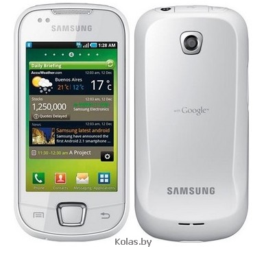 Мобильный телефон Samsung GT-I5800 Galaxy 580 (белый (white), GPS)