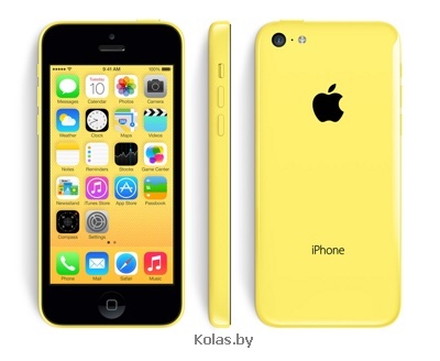 Мобильный телефон копия iPhone 5C Android, Wi-Fi, смартфон, android 4.2.2 (копия Iphone 5C (айфон 5С) 5С, желтый (yellow), 1 сим-карта)