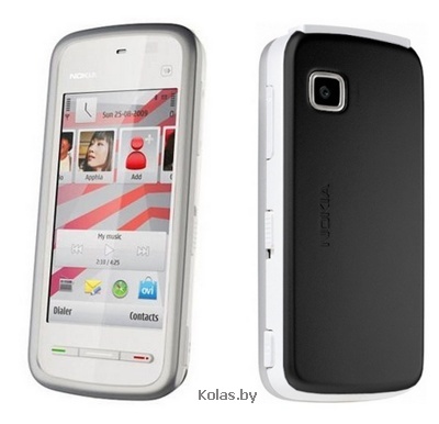 Мобильный телефон Nokia 5228 (РСТ / UA, белый с черным (white black))