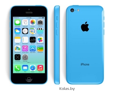 Мобильный телефон копия iPhone 5C Android, Wi-Fi, смартфон, android 4.2.2 (копия Iphone 5C (айфон 5С), голубой (blue), 1 сим-карта)