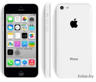 Мобильный телефон копия iPhone 5C Android, Wi-Fi, смартфон, android 4.2.2 (копия Iphone 5C (айфон 5С), белый (white), 1 сим-карта)