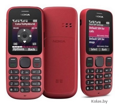 Мобильный телефон Nokia 101 Duos на 2 сим карты (РСТ / UA, красный (red), dual sim)