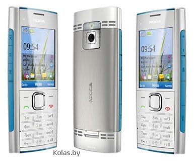 Мобильный телефон Nokia X2 (серебристый с голубым (silver blue))