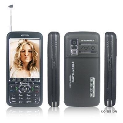 Мобильный телефон Nokia A968 TV (Тайвань, 3600 мАч!!!, чёрный (black), 2 сим карты, Duos)