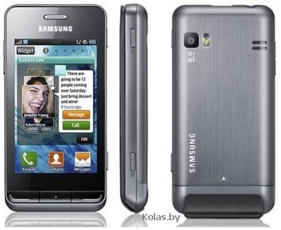 Мобильный телефон Samsung GT-S7230E Wave 723 (темно-серый (black), GPS)