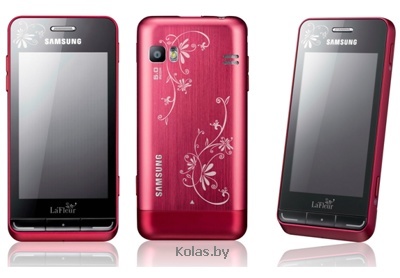 Мобильный телефон Samsung GT-S7230E Wave 723 La Fleur (РСТ / UA, красный (red), GPS)