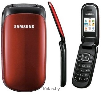 Мобильный телефон Samsung GT-E1150 (РСТ / UA, черный с красным (black red))