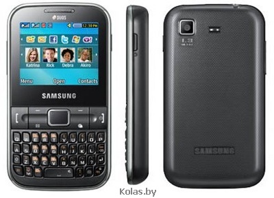 Мобильный телефон Samsung GT-C3222 Duos Lite (черный (black), 2 сим карты, dual sim)