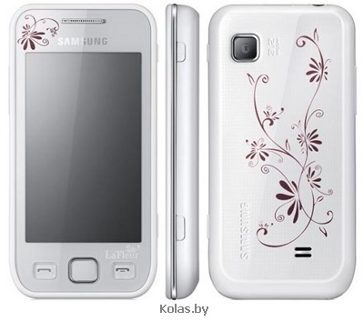 Мобильный телефон Samsung GT-S5250 Wave 525 La Fleur (РСТ / UA, белый (white), GPS)