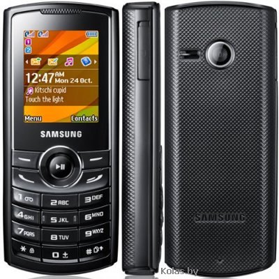 Мобильный телефон Samsung GT-E2232 Duos Lite (РСТ / UA, черный (black), 2 сим, dual sim)