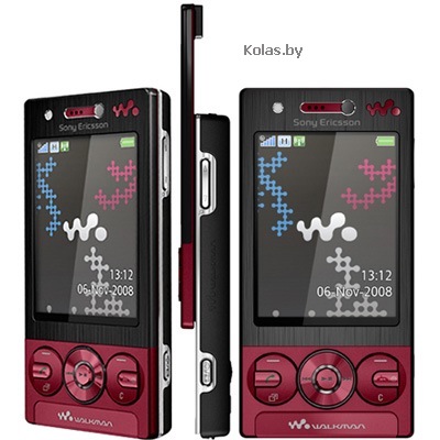 Мобильный телефон Sony Ericsson W705i Walkman (красный с черным (red black))