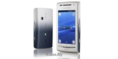 Мобильный телефон Sony Ericsson Xperia X8 (смартфон, бело-темно-голубой (white dark blue))